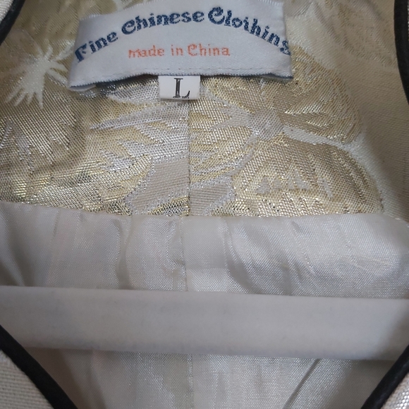 Brocade asian blazer size L - Picture 6 of 8